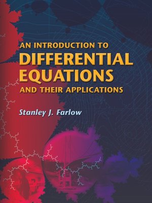 cover image of An Introduction to Differential Equations and Their Applications